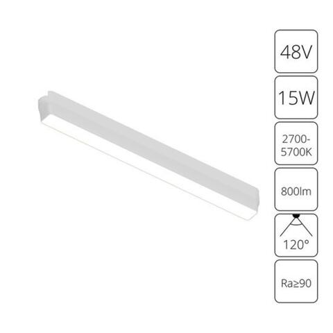 Магнитный трековый светильник Arte Lamp RAPID A2968PL-1WH