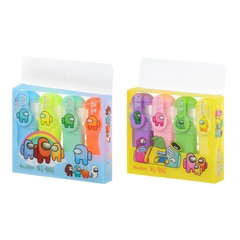 
          Маркер текстовыделитель Basir, серия "Астронавты", разноцветные, набор 4 шт ассорти