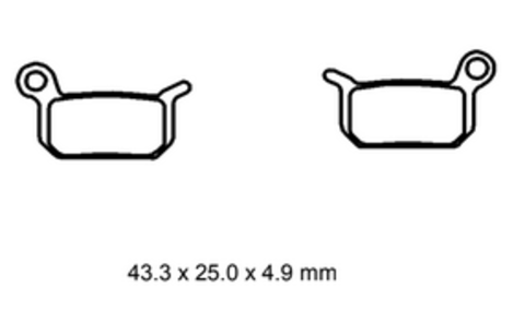 Колодки  G-brake   GM-07070S