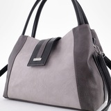 Сумка Саломея 333 мульти итальянский серо-черный