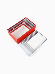 Коробка одиночная, Прямоугольник, «Сказочная новогодняя акварель», 22*14*8,5 см, 1 шт.