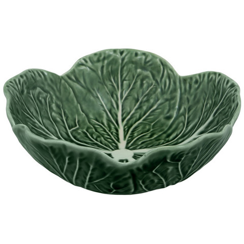 Салатник индивидуальный с резным краем Bordallo Pinheiro Капуста 17.5см