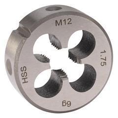 Плашка М12х1,75 DINEN22568 HSS 6g 38х14мм H-Tools 240120HT