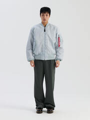 Бомбер Alpha Industries MA-1 Mist (Серо-голубой)