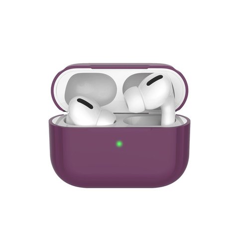 Чехол силиконовый Deppa для AirPods Pro (D-47034) 1.3мм Бургунди