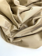 Плащовая смесовая ткань, цвет Кэмел