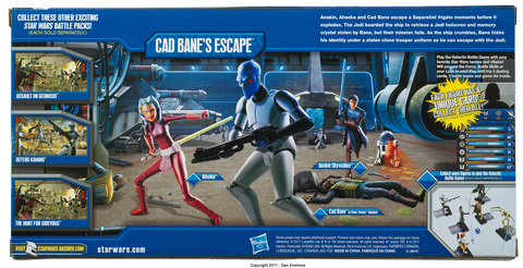 Набор фигурок Энакин Асока и Кэд Бейн Война Клонов