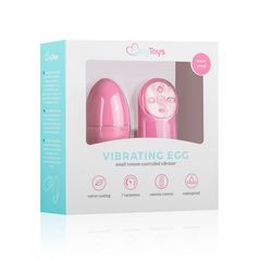 Розовое виброяйцо Vibrating Egg с пультом ДУ - 