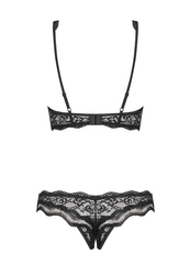 Соблазнительный комплект из 2-х предметов OBSESSIVE LUVAE Set crotchless