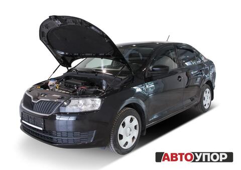 Амортизаторы капота АвтоУПОР (2 шт.) Skoda Rapid / Volkswagen Polo (2012-2017, 2017-2020, 2020-/2020