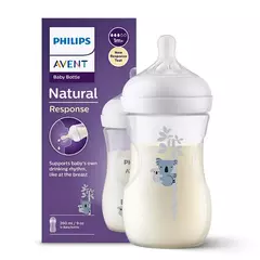 Biberon Natural Response baby bottle, 260ml, 1m+, Koala