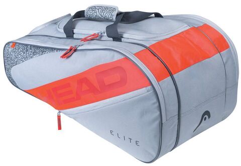 Теннисная сумка Head Elite Allcourt - grey/orange