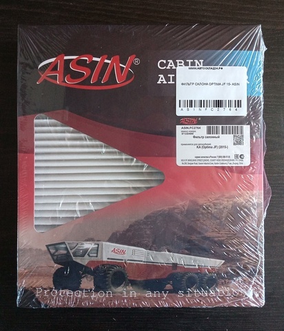 ФИЛЬТР САЛОНА OPTIMA JF 15- ASIN