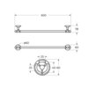 Art&Max AM-E-2624SJ-Cr ANTIC CRYSTAL AM-E-2624SJ-Cr Полотенцедержатель