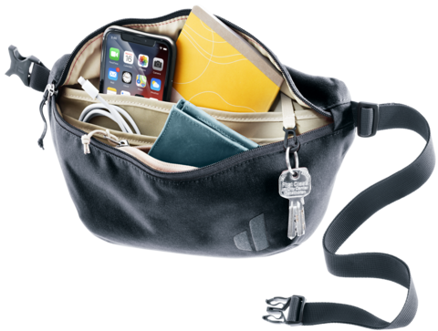 Картинка сумка поясная Deuter Avengo Organizer Black - 2