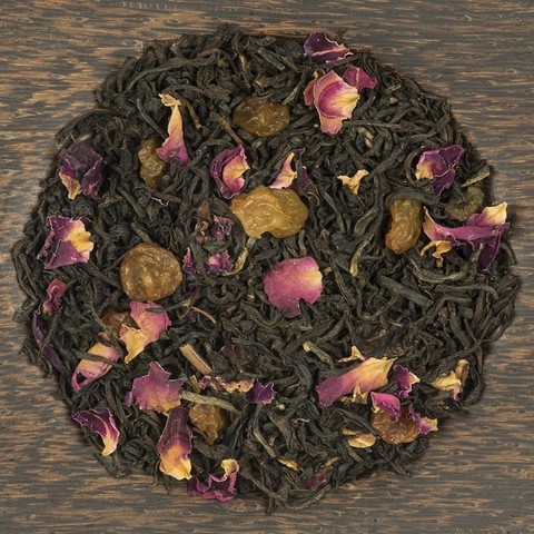 Черный чай с розой ECO