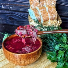 Замороженный борщ / 1 л
