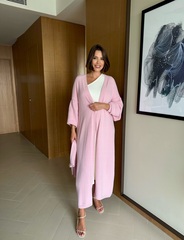 Кардиган в нежно розовом цвете