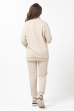 Спортивный костюм для беременных и кормящих 15682 светло-бежевый