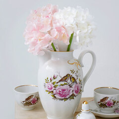 Растение искусственное, Цветок, Гортензия, Белый, 11*11*26,5 см