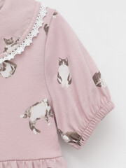 платье  для девочки  КР 5932/розово-бежевый 2706 Н082 к639