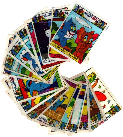 Вкладыши от жвачки Том и Джерри - 1990-е годы - 23 штук