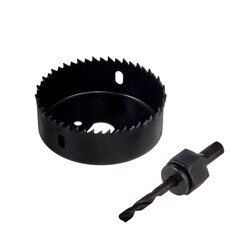 35-7-680 Кольцевая пила HCS по дереву, 80мм, сверло 6мм, держатель РемоКолор