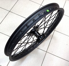 Передний колёсный диск для Honda CR125 / CR250 / CRF250 / CRF450 2002-2025 г.в. / 1.6*21 черный