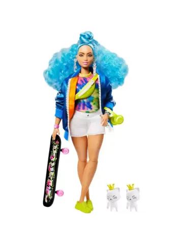 Кукла Барби Экстра с голубыми волосами GRN30