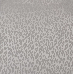 Атлас жаккард "Моар" леопард, 100 г/м2, ш. 150 см, св. серый