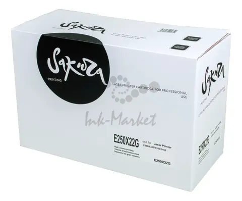 Фотобарабан Sakura E250X22G для Lexmark E250, E350, E352, E450, черный, 30000 к.