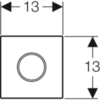 Geberit 116.035.KH.1 Панель смыва для писсуара сенсорная