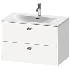 Duravit Brioso Тумба подвесная под раковину # 234483, 2 ящика, 555x820x479мм, цвет White High Gloss BR431202222 фото