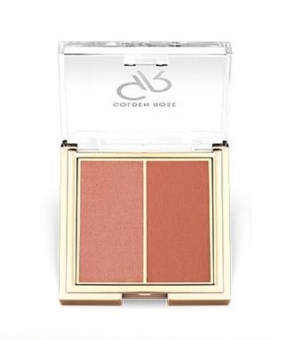 Golden Rose Румяна  ICONIC BLUSH DUO 02 Peachy Coral
