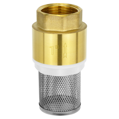 Обратный клапан JEMIX BRV-1-FILTER, 1", пластиковое седло, с несъемной сеткой