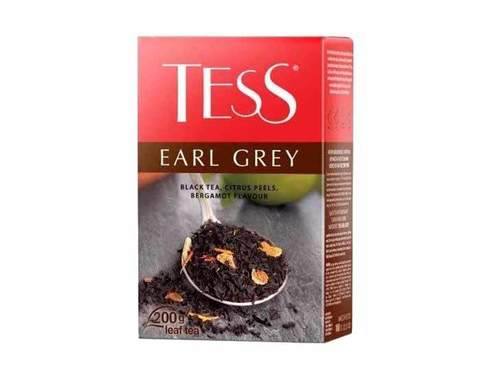 Чай черный листовой Tess Earl grey, 200 г