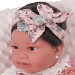 Munecas Antonio Juan Кукла-младенец Беатриц в розовом, 42 см (50036)