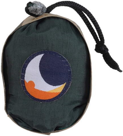Картинка сумка складная Ticket to the Moon eco bag medium Dark Green-Turquoise - 3