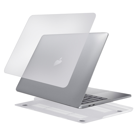 Чехол матовый Hardshell Case для Macbook Pro 14" (2021г; 2023г) (A2442, A2799) (Прозрачный)