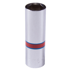 KING TONY (223514S) Головка торцевая глубокая шестигранная 1/4", дюймовая 7/16"