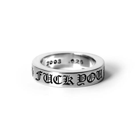 50815- Кольцо FUCK YOU SPACER RING из серебра