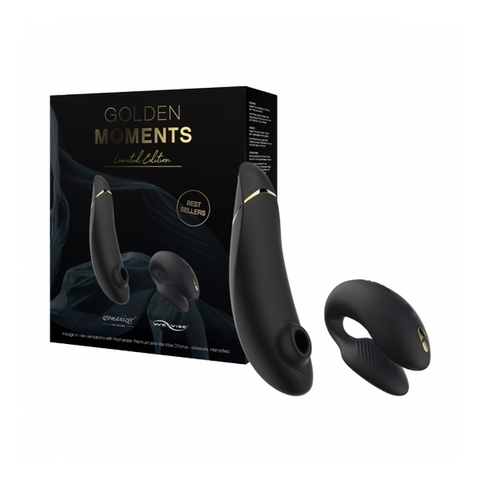 WE-VIBE Golden Moments Collection Набор Womanizer Premium + Chorus Black