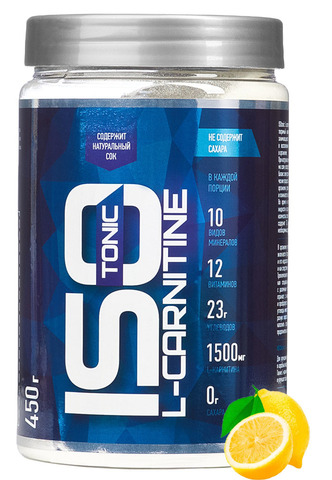 Спортивный изотоник RLINE ISOtonic L-Carnitine Лимон 450 гр