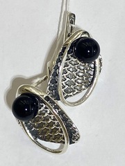 Алоза (серьги из серебра)