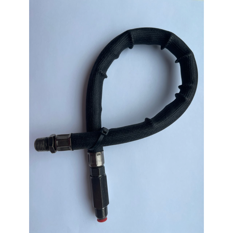 Армированный шланг в оплетке с обратным клапаном для компрессоров BERKUT PRO (40 см.)