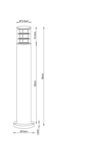 Ландшафтный светильник Arte Lamp TOKYO A5318PA-1BK