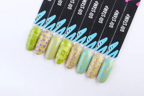 Пластина для стемпинга GO STAMP 184 Flowers and Match