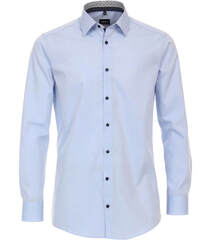Сорочка мужская Venti Modern Fit 123942200-115 голубая с отделкой