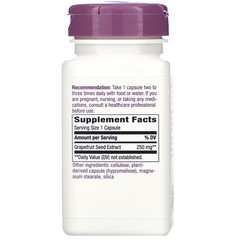 Nature's Way, Grapefruit Seed, 250 mg, 60 Vegan Capsules