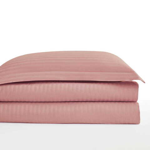 Постельное белье 2 спальное евро Arya home Otel сухая роза